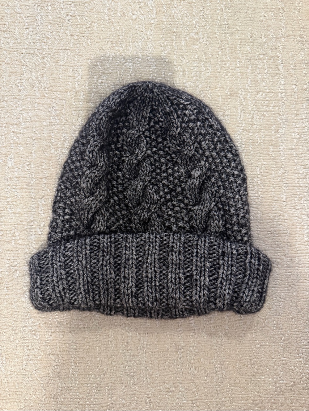 Eugenia Kim Charcoal Cable-Knit Beanie